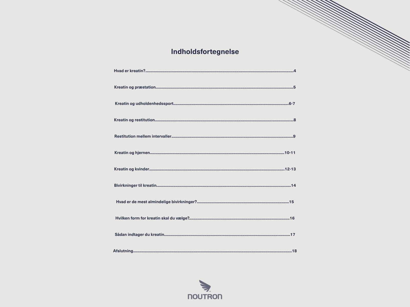 Noutron Guide til kreatin